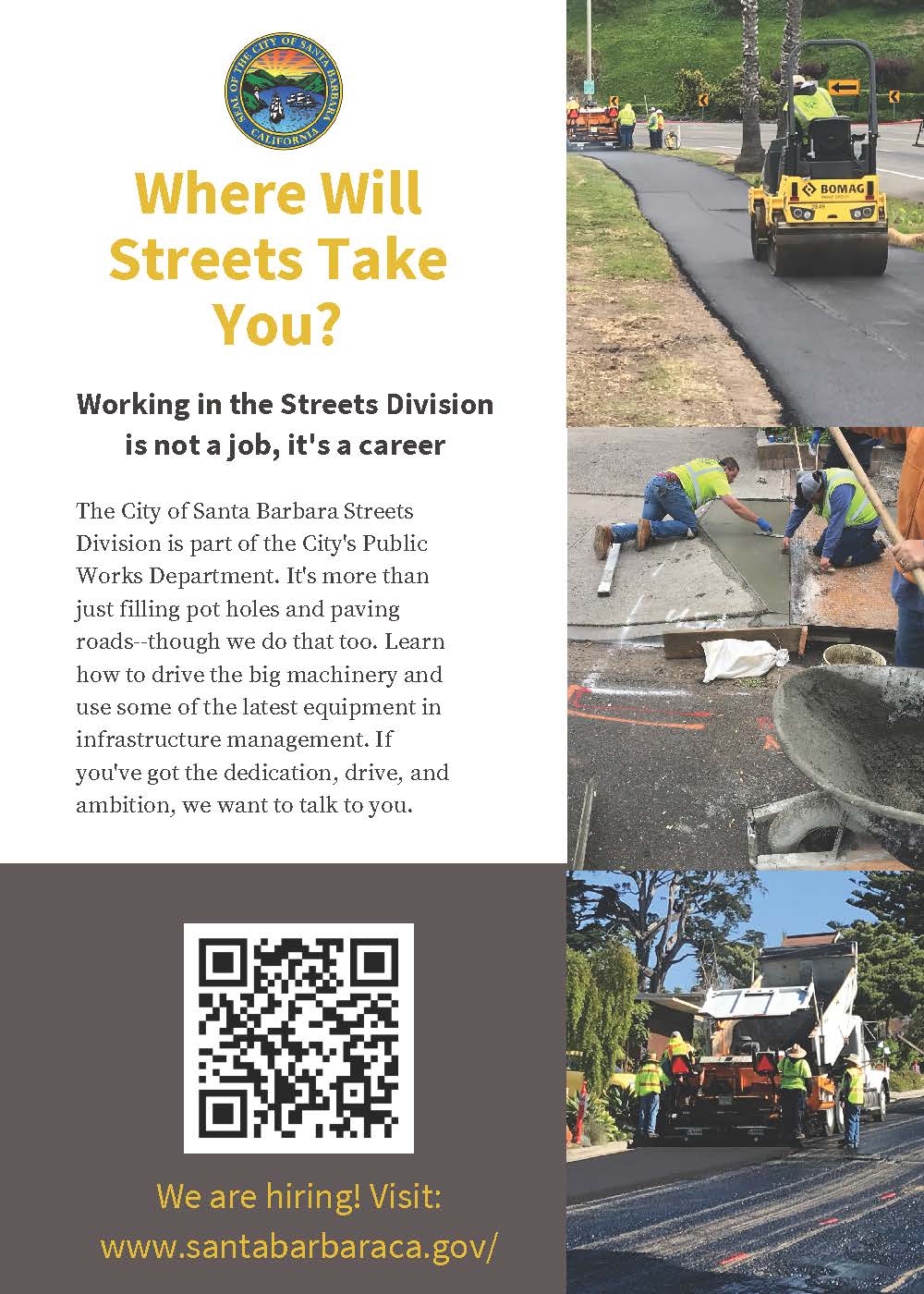 SB City Streets Division Jobs