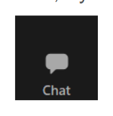 Chat Button in Zoom