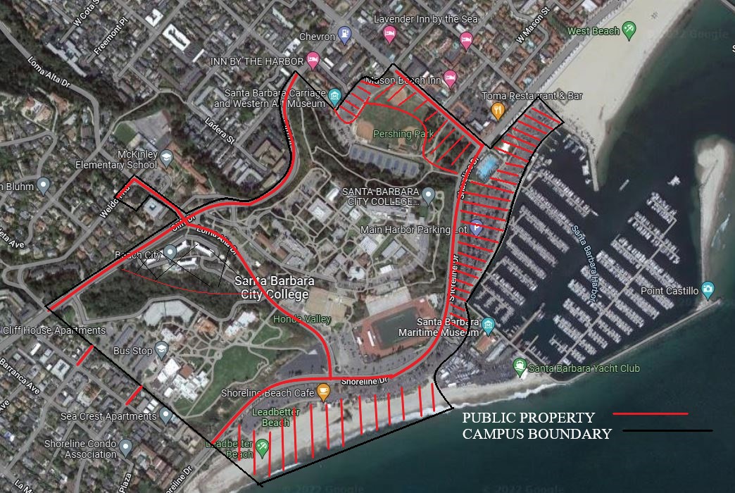 Main Campus Clery Map
