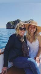Sarah Boggs and Valeria in Capri